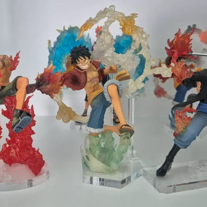 [BUNJANG] Authentic One Piece Figuarts ZERO Ace, Luffy, Sabo Figures / 정품) 원피스 아츠제로 피규어 에이스 루피 사보