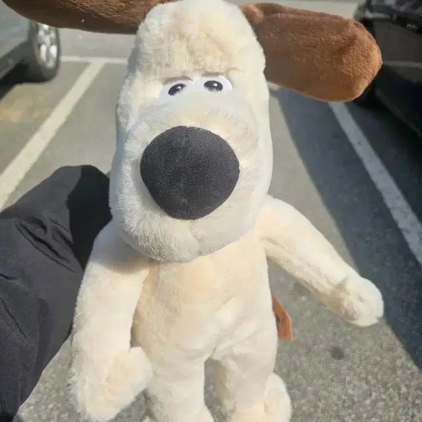 [BUNJANG] Wallace &amp; Gromit 40cm Backpack Plush Toy / 정품 월레스와 그로밋 가방 40cm 백팩 인형