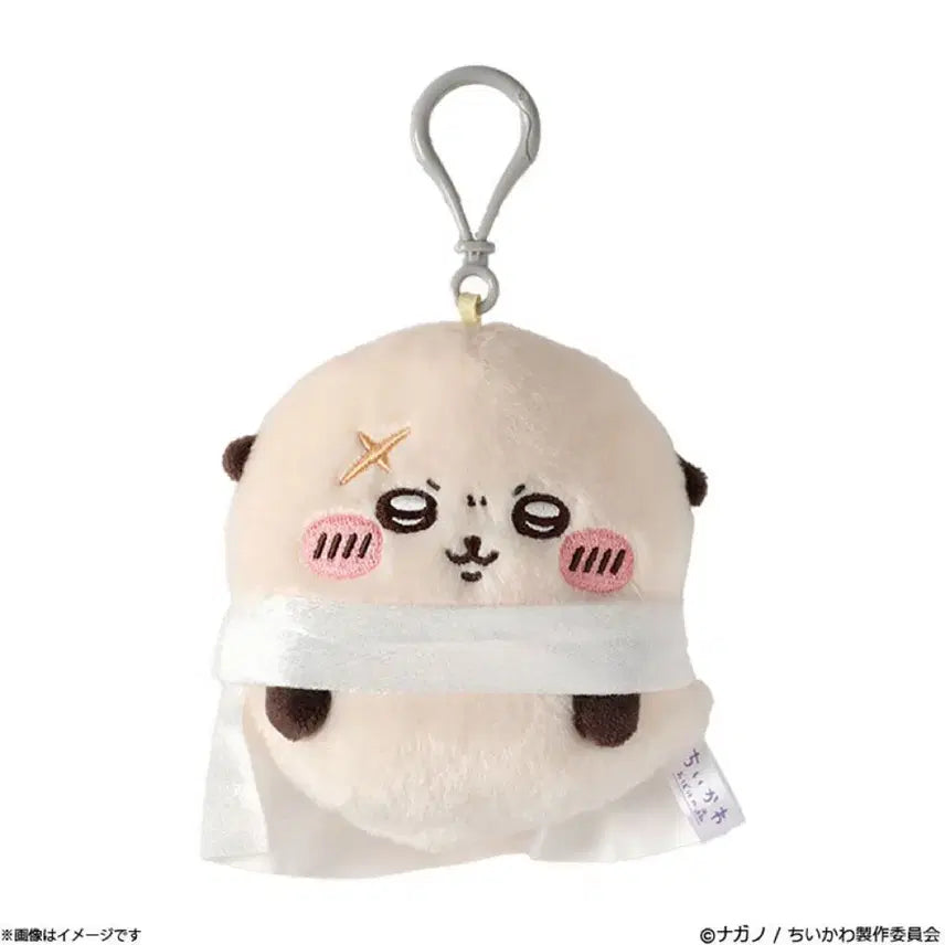 [BUNJANG] Chiikawa Odaiba Ghost Mascot Rakko Makko Keyring Fuji TV Limited Edition / 치이카와 오다이바 유령 마스코트 랏코 마코 키링 후지TV