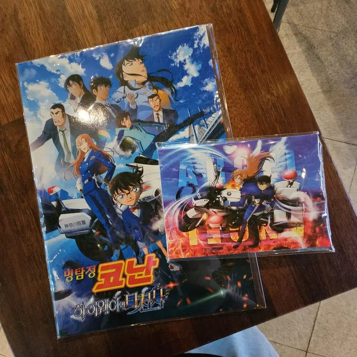 [BUNJANG] Detective Conan: The Raven Chaser Pamphlet + Postcard Book Set / 명탐정코난 하이웨이의타천사 팜플렛+엽서북 세트 팝니다.(새상품)