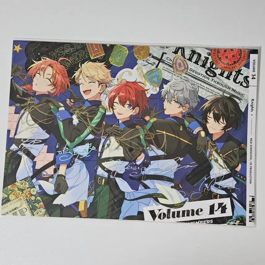 [BUNJANG] Ensemble Stars! Knights Trip Poster featuring Leo, Arashi, Tsukasa, Sena, Izumi, and Ritsu / 앙스타 레오 아라시 츠카사 세나 이즈미 리츠 나이츠 트립 포스터