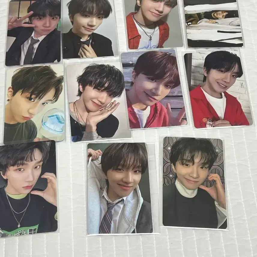 [BUNJANG] BOYNEXTDOOR Yunhak Photocard Bundle Set (11 pcs) / 보넥도 운학 공방포카 미공포 럭드포카 앨포 특전포카 11장