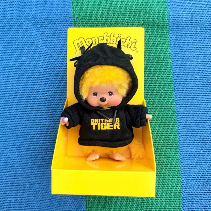 [BUNJANG] Monchhichi Onitsuka Tiger Collaboration Plush / 몬치치 오니츠카타이거 콜라보 새상품
