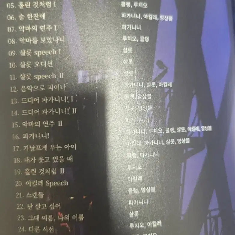 [BUNJANG] Musical Paganini 2024 Original Soundtrack (OST) / 뮤지컬 파가니니 2024 OST