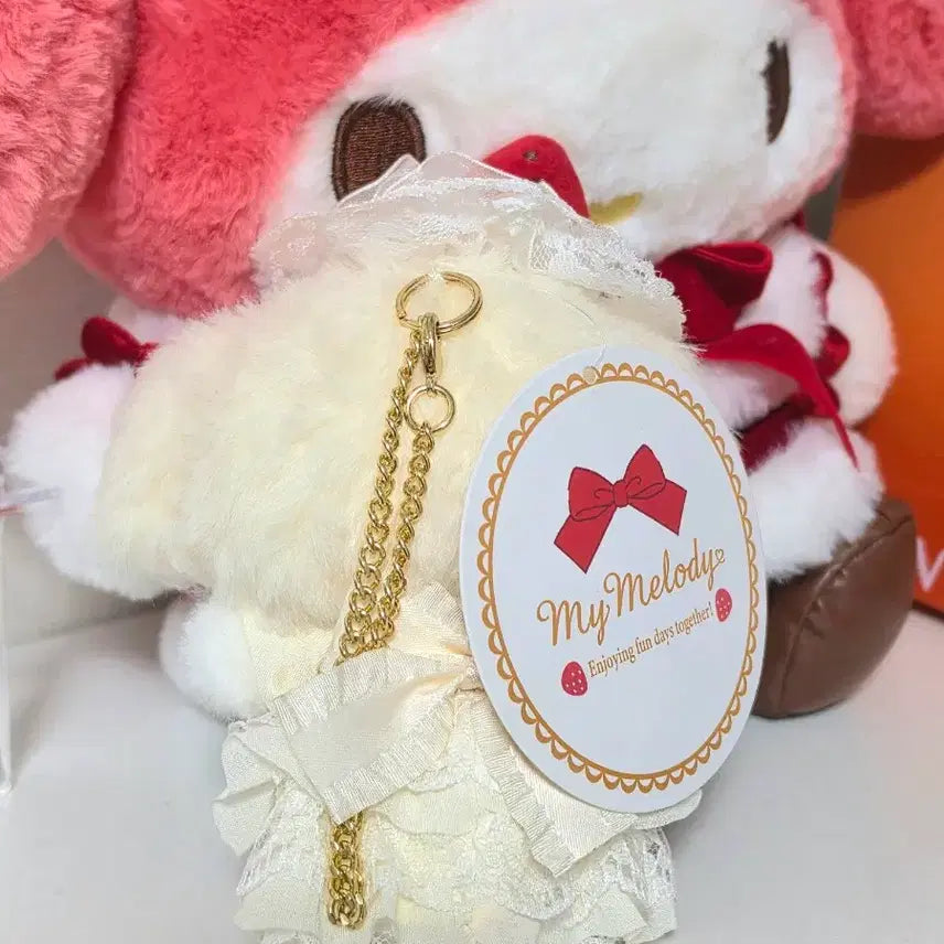[BUNJANG] My Melody Strawberry Shortcake Mascot Doll / [급전] 마이멜로디 딸기 쇼트케이크 마스코트 인형