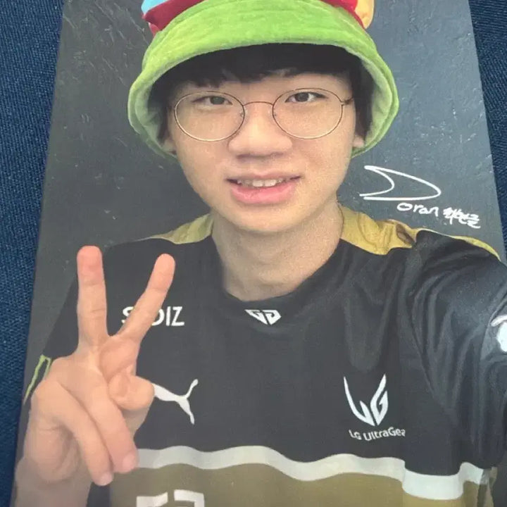 [BUNJANG] T1 Doran Teemo Hat Photocard / 젠지시절 티원 도란 티모모자 포카 포토카드