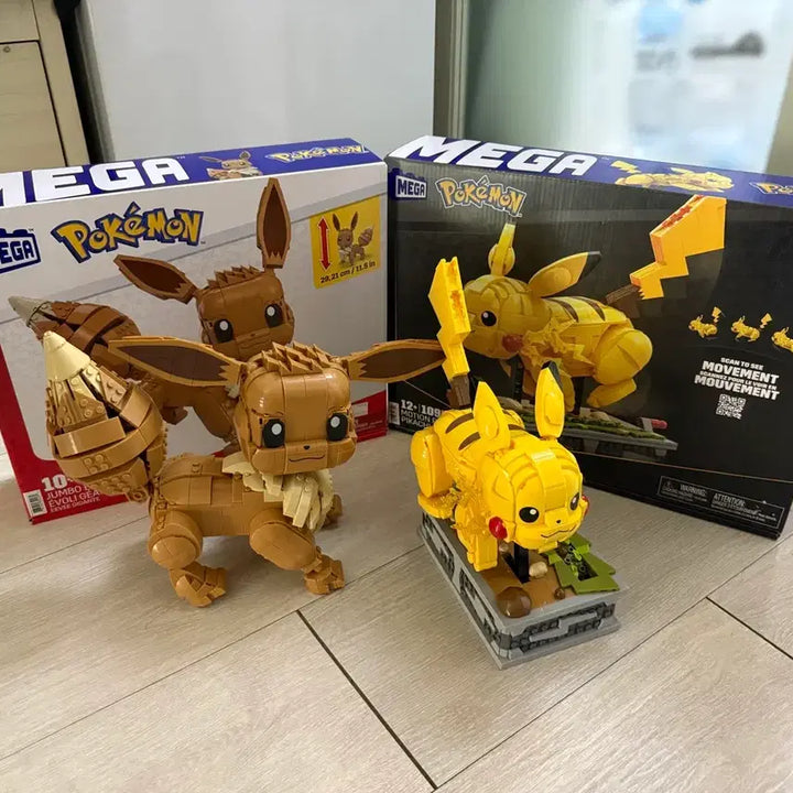 [BUNJANG] Mega Bloks Pikachu Eevee Bundle Set / 일괄) 메가블럭 피카츄 이브이 레고