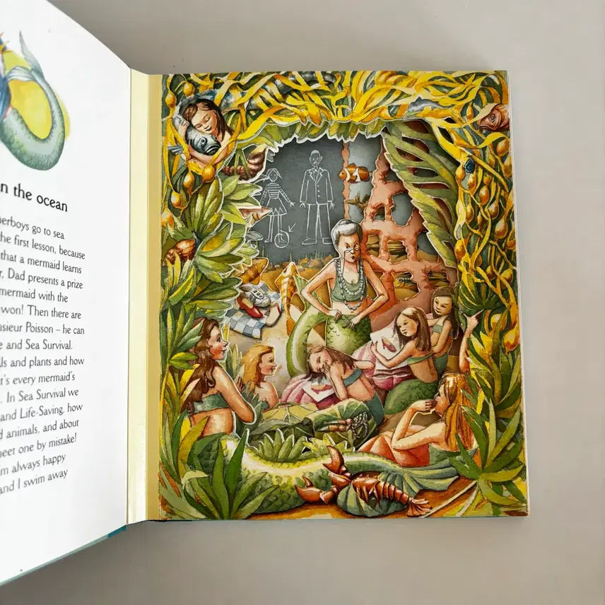 [BUNJANG] Vintage Mermaid Pop-Up Book / 빈티지책 빈티지 인어 팝업북
