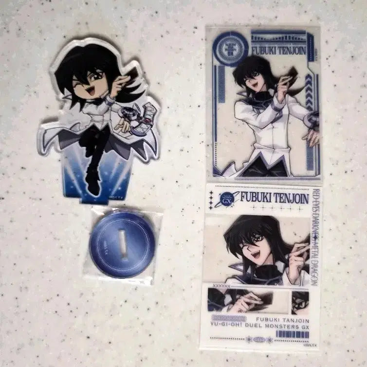 [BUNJANG] Yu-Gi-Oh! GX Fubuki Tenjouin Acrylic Stand &amp; Clear Sheet / 유희왕gx 파보테리아 텐죠인 후부키 아크릴스탠드 클리어시트