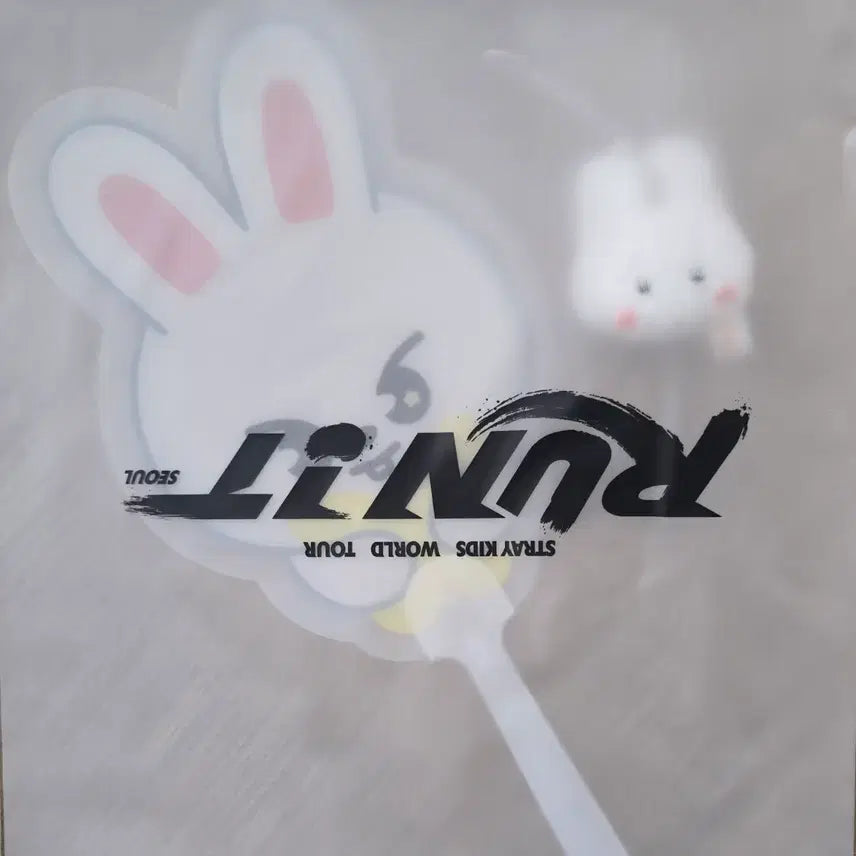 [BUNJANG] Stray Kids Run Away Concert Leebit Fan Pompom Keyring / 스키즈 런잇 콘서트 리빗 입장 기프트 특전 리노 부채 폼폼키링