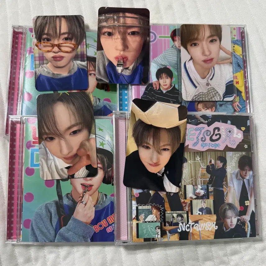 [BUNJANG] NCT WISH Sakuya Japan Album Yoizidora Boyoimitcgurl Photocard Bundle Set / 엔시티 위시 일본 앨범 사쿠야 개인반 포카 포함 개봉 요이돈 요이동 보이미츠걸 안경 풀셋 미공포 특전