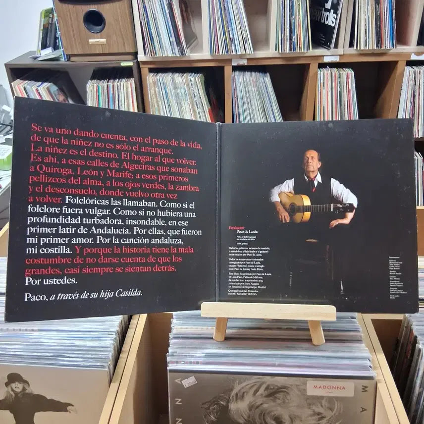[BUNJANG] Paco de Lucía Canion Andaluza LP - Mint Condition / 민트 소장가치 파코 데 루시아 Canion Andaluza LP
