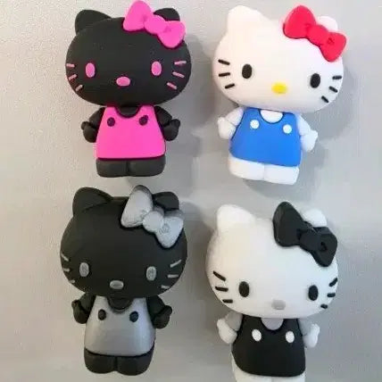 [BUNJANG] Hello Kitty Greek Yogurt Magnet Set (4 Types) / 요즘 그릭요거트 헬로키티 마그넷 4종