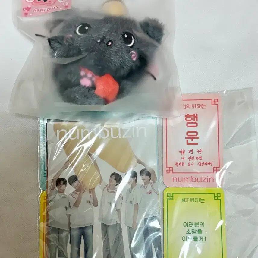 [BUNJANG] NCT WISH Wishdol Kuri, Riku, Wings Keyring Bundle Set / 일괄) 엔시티 위시 오리지널 위시돌 쿠리 리쿠 위시돌 넘버즈인 포카