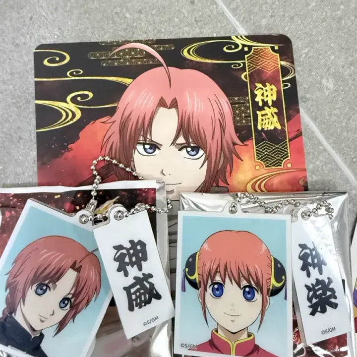 [BUNJANG] Gintama Yoshiwara Burning Night Acrylic Keychain Bundle (Kamui &amp; Kagura) / 은혼 요시와라 대염상 팝업 특전 카무이 카구라 일괄 키링 아크릴
