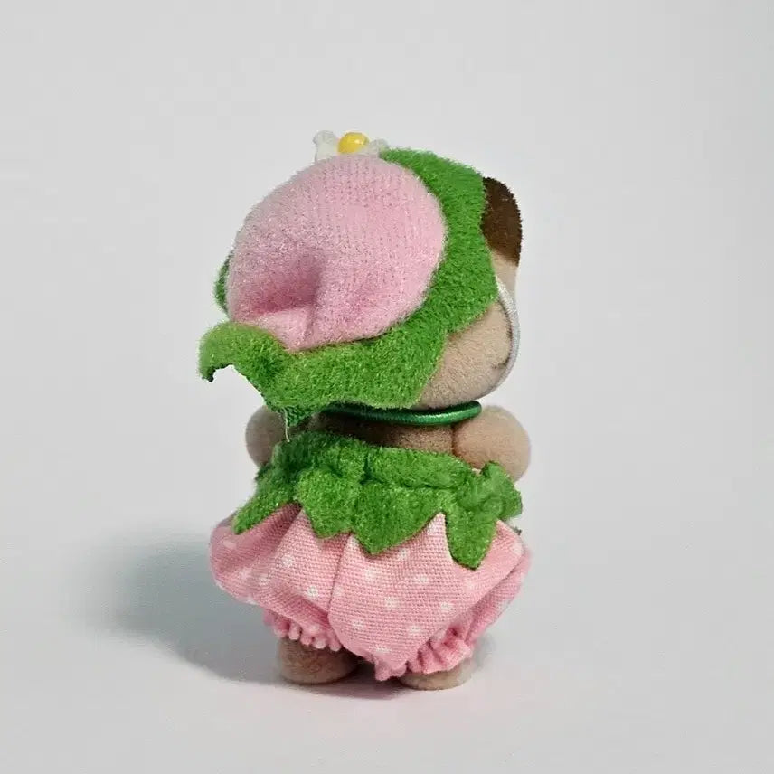 [BUNJANG] Sylvanian Families Strawberry Striped Kitten Baby Standing Figure / 실바니안 모여라 딸기 줄무늬 고양이 아기 직립 시마네코