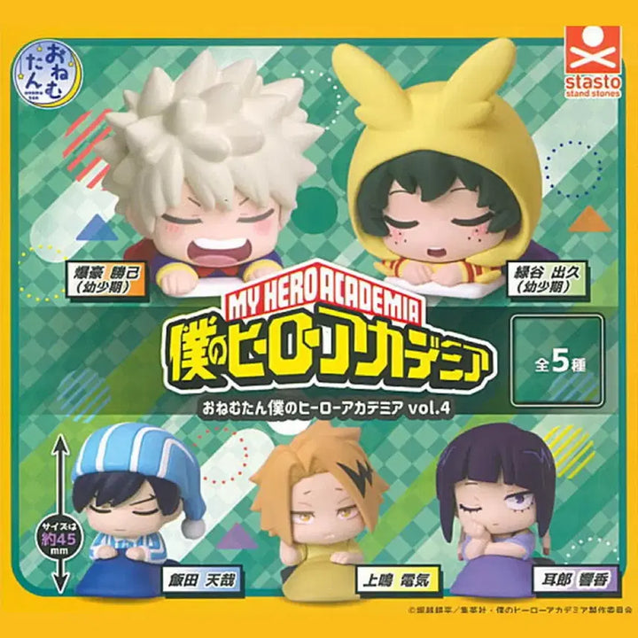 [BUNJANG] My Hero Academia Onemutan Series 4 Full Set / 나의 히어로 아카데미아 나히아 오네무탄 4탄 5종 일괄 바쿠고 미도리야 이이다 지로 카미나리