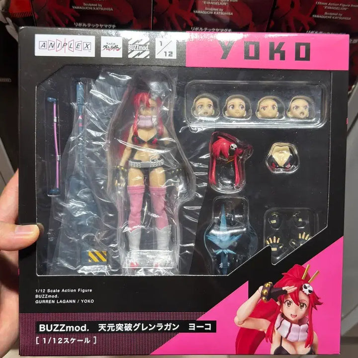 [BUNJANG] Buzzmod Gurren Lagann Yoko Figure (1/12 Scale) / 버즈모드 그렌라간 요코 개봉양품