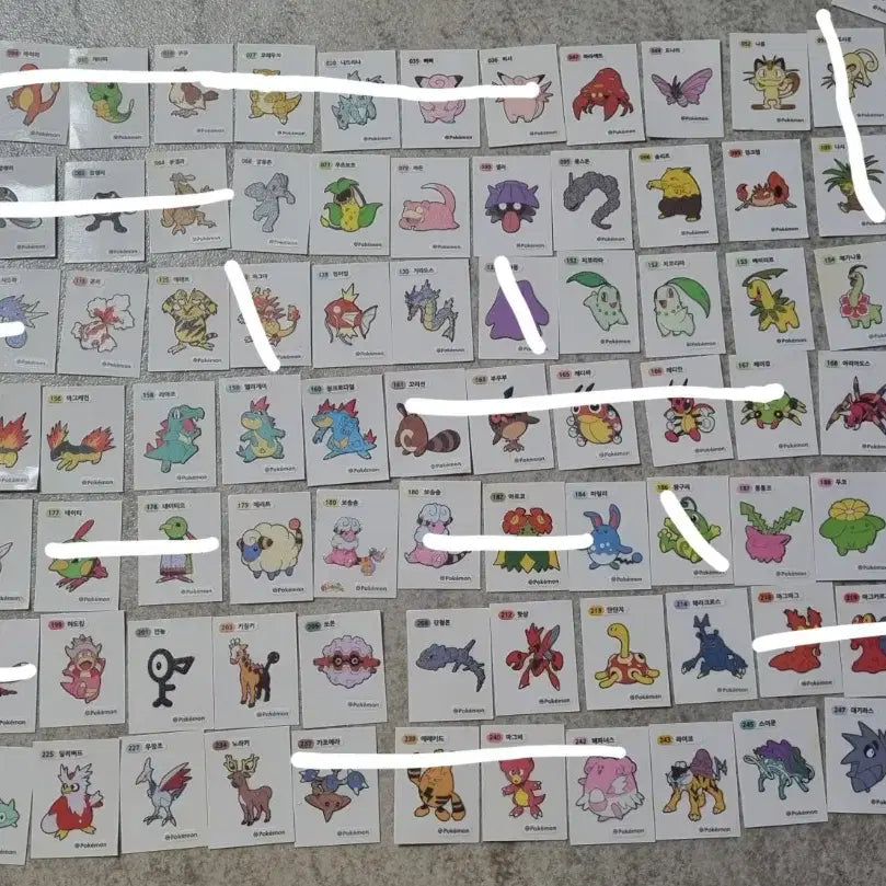 [BUNJANG] Pokemon Sticker Collection Bulk Sale / 포켓몬스터 띠부씰 초대량판매