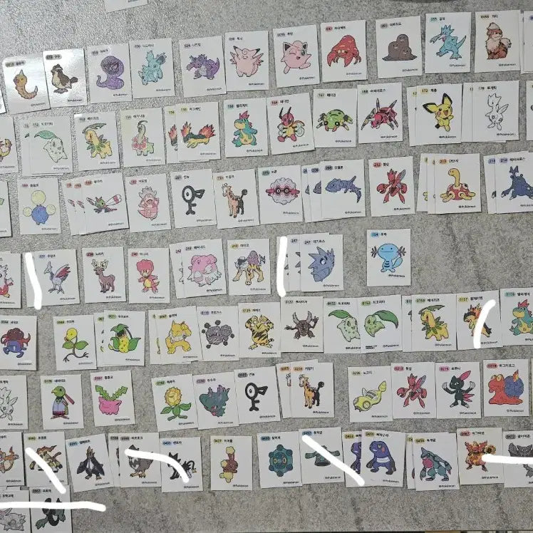 [BUNJANG] Pokemon Sticker Collection Bulk Sale / 포켓몬스터 띠부씰 초대량판매