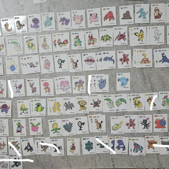 [BUNJANG] Pokemon Sticker Collection Bulk Sale / 포켓몬스터 띠부씰 초대량판매