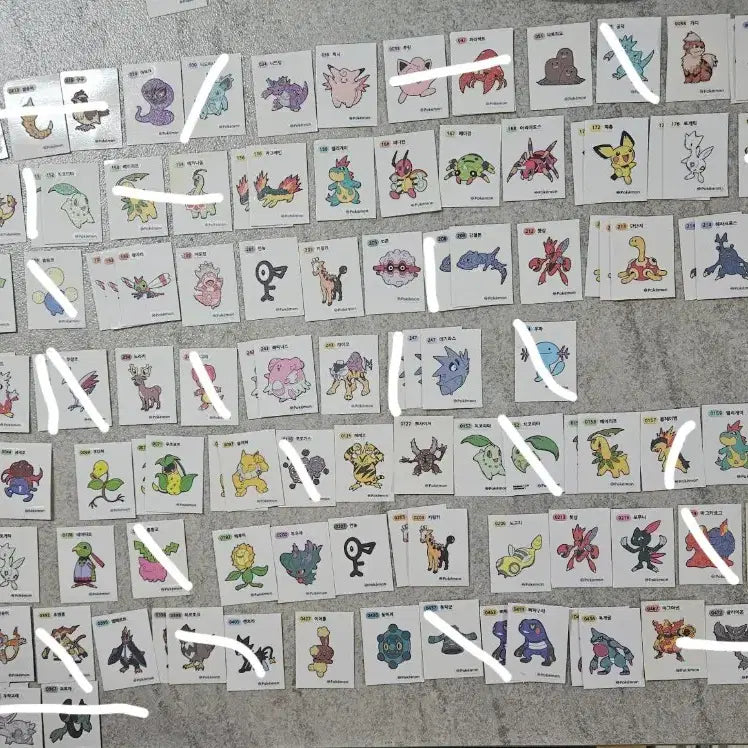 [BUNJANG] Pokemon Sticker Collection Bulk Sale / 포켓몬스터 띠부씰 초대량판매