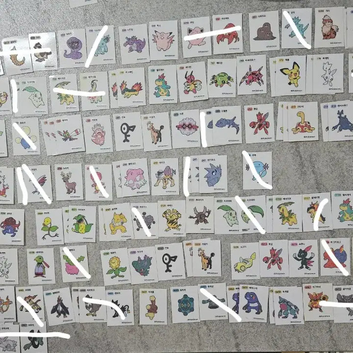 [BUNJANG] Pokemon Sticker Collection Bulk Sale / 포켓몬스터 띠부씰 초대량판매