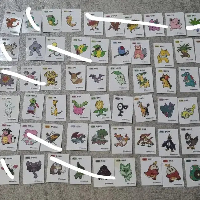 [BUNJANG] Pokemon Sticker Collection Bulk Sale / 포켓몬스터 띠부씰 초대량판매