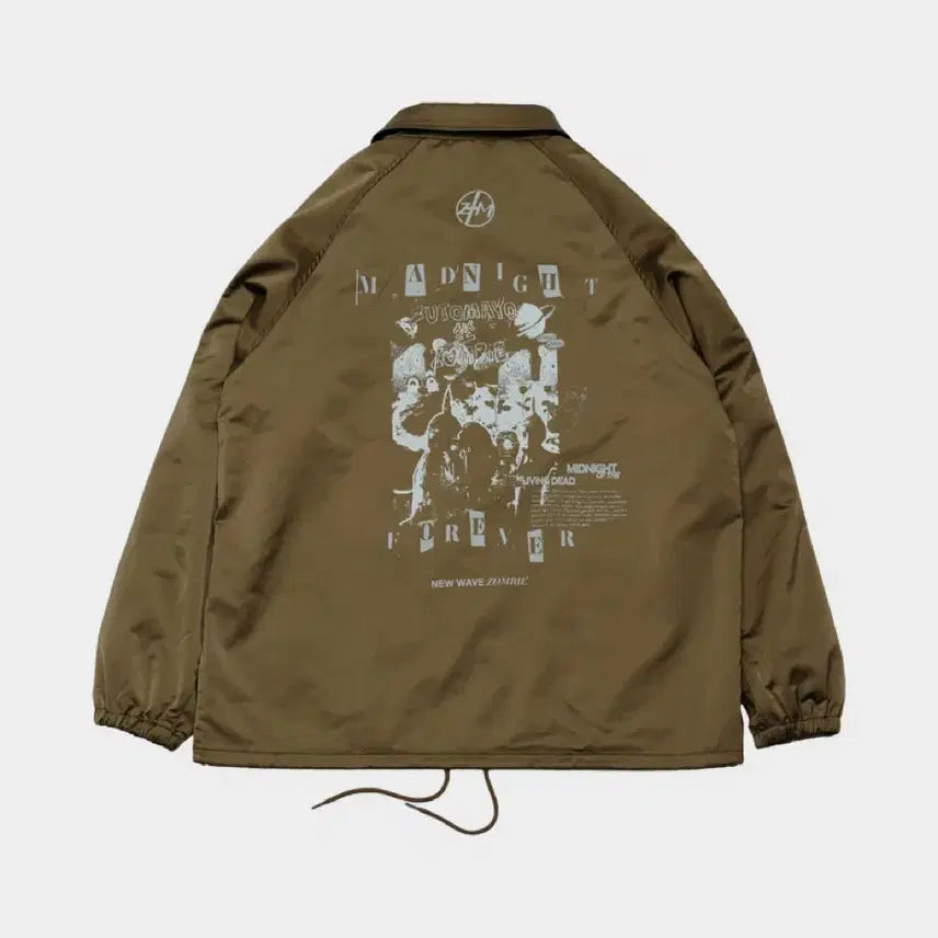 [BUNJANG] Zutto Mayoi Zombie Tour Coach Jacket Bronze L / 즛토마요 좀비투어 코치자켓 브론즈 L 미개봉 판매