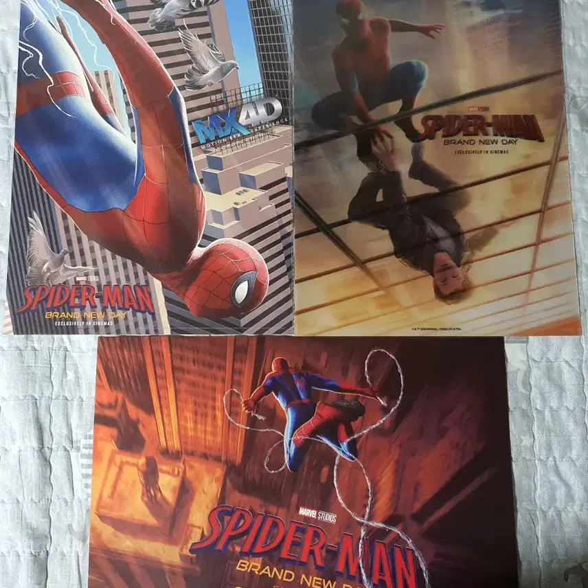 [BUNJANG] Spider-Man A3 Poster Set (3 Types) / 스파이더맨 A3포스터 3종 세트