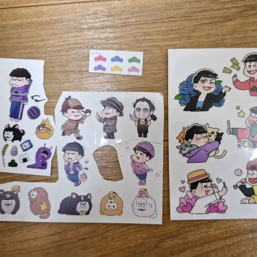 [BUNJANG] Osomatsu-san Character Sticker Set / 오소마츠상 스티커