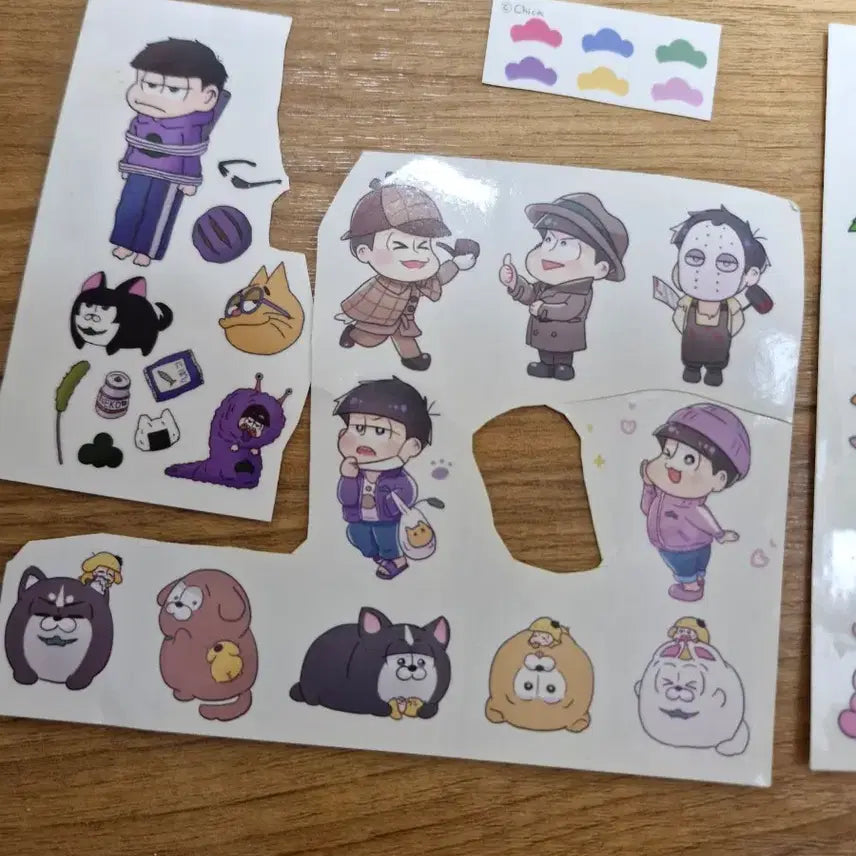 [BUNJANG] Osomatsu-san Character Sticker Set / 오소마츠상 스티커