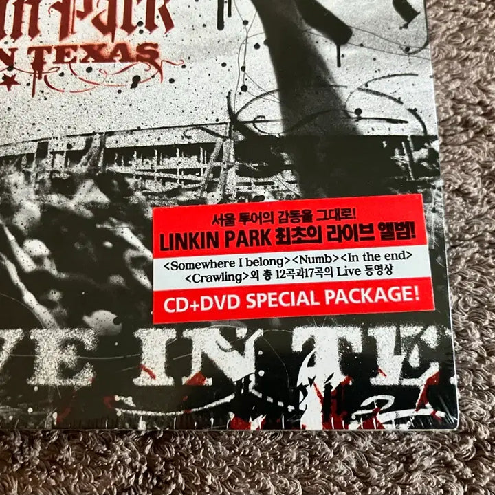 [BUNJANG] Linkin Park Live in Texas Limited Edition Unsealed CD + DVD / 00년대 Linkin Park 린킨파크 라이브 인 텍사스 앨범 국내 라이센스 초판 미개봉 CD + DVD