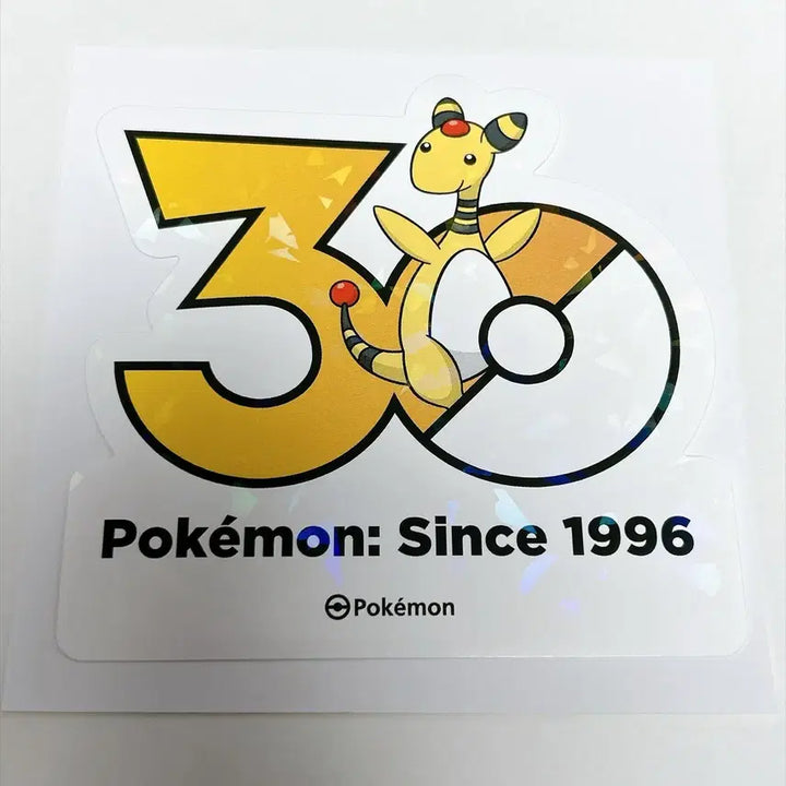 [BUNJANG] Pokemon 30th Anniversary Dragonite Logo Sticker / 포켓몬스터 포켓몬 30주년 전룡 로고 스티커