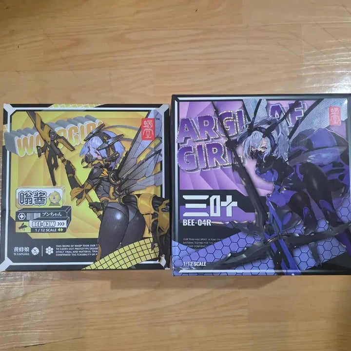 [BUNJANG] Snail Shell 1/12 Scale BEE-03W (WASPGIRL) and BEE-04R (ARGI GIRL) Figures Set / 스네일 쉘 BEE-03W / BEE-04R 1/12 스케일 피규어