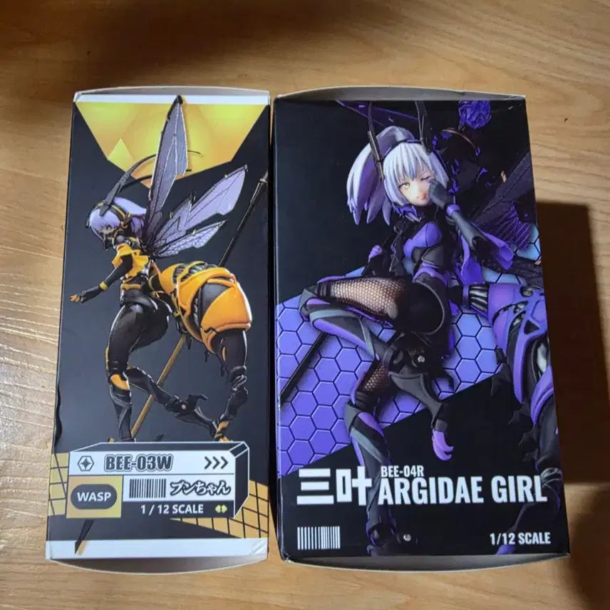 [BUNJANG] Snail Shell 1/12 Scale BEE-03W (WASPGIRL) and BEE-04R (ARGI GIRL) Figures Set / 스네일 쉘 BEE-03W / BEE-04R 1/12 스케일 피규어
