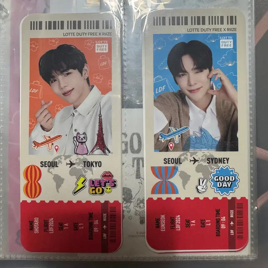 [BUNJANG] RIIZE Duty-Free Removable Sticker Pack / 라이즈 면세점 리무버블 스티커 팩 (새상품)