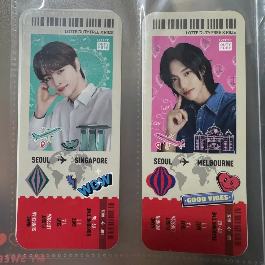 [BUNJANG] RIIZE Duty-Free Removable Sticker Pack / 라이즈 면세점 리무버블 스티커 팩 (새상품)