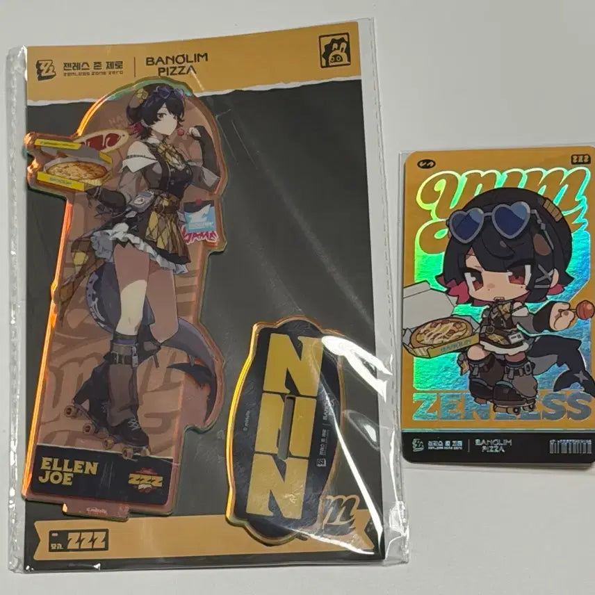 [BUNJANG] Rollpizza x Genless Zone Zero Ellen Acrylic Stand &amp; Photocard Set / 반올림피자 젠레스 존 제로 엘렌조 아크릴 스탠드 포토카드