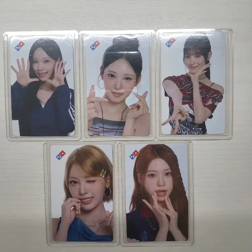 [BUNJANG] Rizenne Domino Pizza Photocard Bundle Set / 리센느 도미노 포토카드 풀세트 일괄