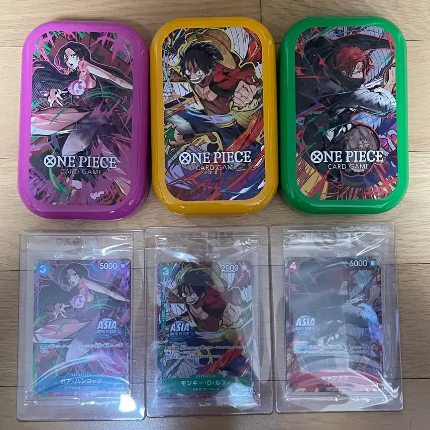 [BUNJANG] One Piece Card Mini Tin Case TS-03 Bundle Set with 3 Promo Cards / 원피스카드 미니 틴케이스 TS-03 프로모카드 3개 일괄 판매
