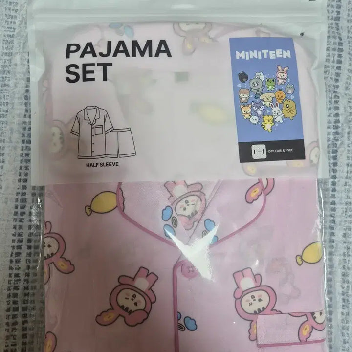 [BUNJANG] SEVENTEEN MiniTin Jjondoram Short Pyjamas (Sealed) / 세븐틴 미니틴 쫑토람 반팔 파자마 (미개봉)
