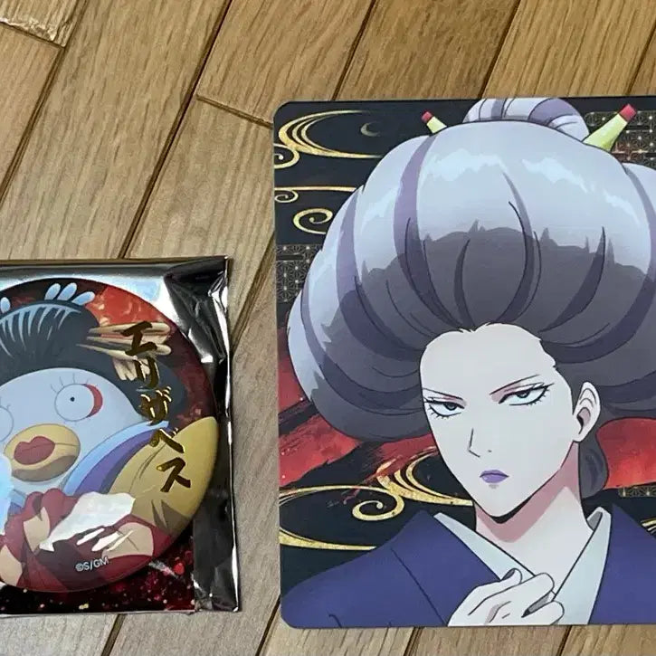 [BUNJANG] Gintama Yoshimaru Daiensou Elizabeth Can Badge &amp; Hijikata Special Edition / 은혼 요시와라 대염상 팝업 엘리자베스 캔뱃지&amp;히지카타 특전