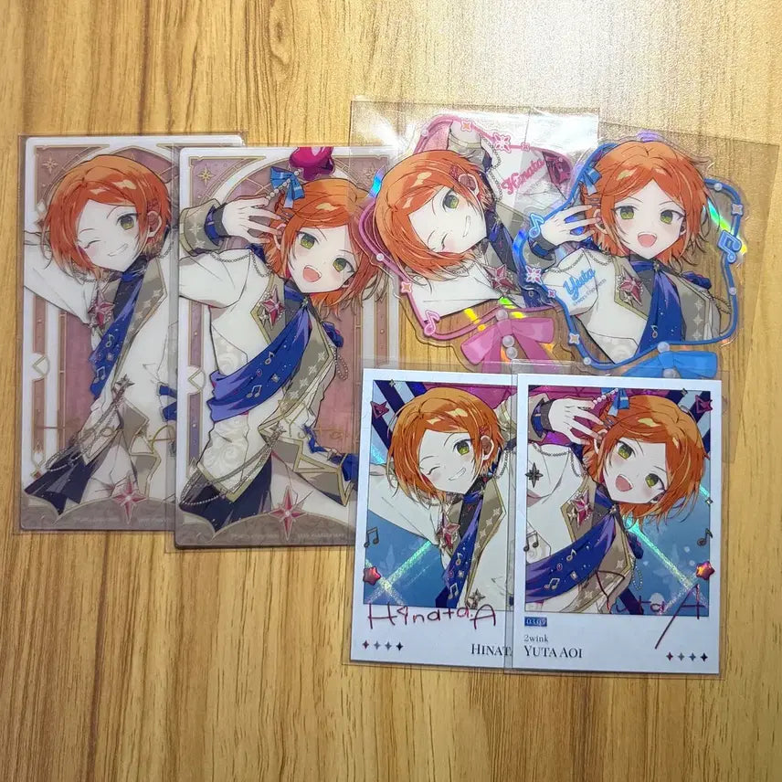 [BUNJANG] Ensemble Stars Spotlight on Stage Polaroid Theme Clear Card Twinkle Hinata Yuta / 앙스타 모펀 팝업 스포트라이트 온 스테이지 폴라 폴라로이드 테마 클리어 카드 드림 클카 트윙크 히나타 유우타