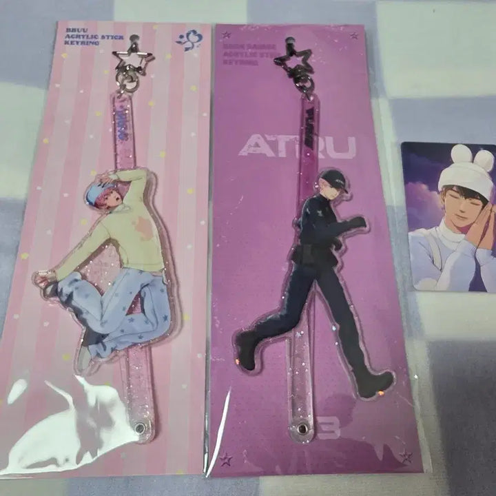 [BUNJANG] Play V Bambi Ppuu Stick Keyring &amp; Bonsebeji Stick Keyring Bundle Set / (미개봉) 플레이브 밤비 뿌우 스틱 키링+본새비지 스틱 키링 일괄 양도