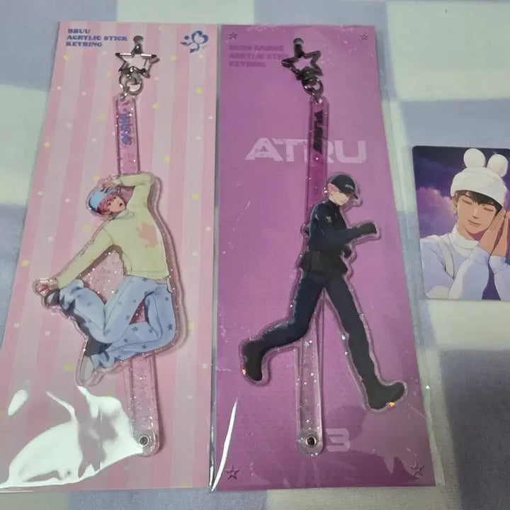 [BUNJANG] Play V Bambi Ppuu Stick Keyring &amp; Bonsebeji Stick Keyring Bundle Set / (미개봉) 플레이브 밤비 뿌우 스틱 키링+본새비지 스틱 키링 일괄 양도