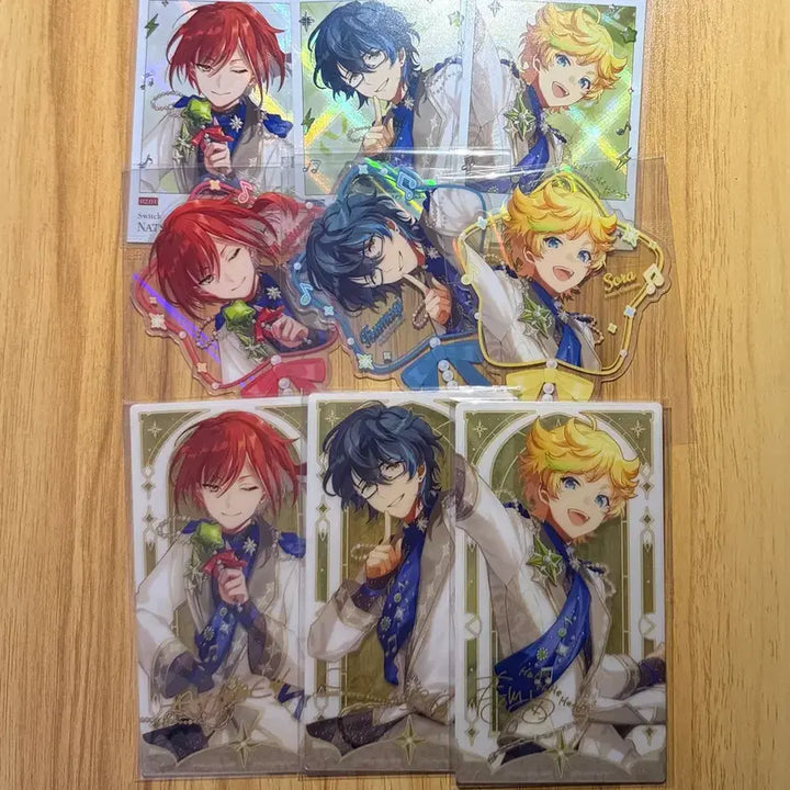 [BUNJANG] Ensemble Stars! Spotlight on Stage Polaroid Theme Clear Card Switch Natsume Tsumugi Sora Bundle Set / 앙스타 스포트라이트 온 스테이지 폴라 폴라로이드 테마 클리어 카드 드림 클카 스위치 나츠메 츠무기 소라