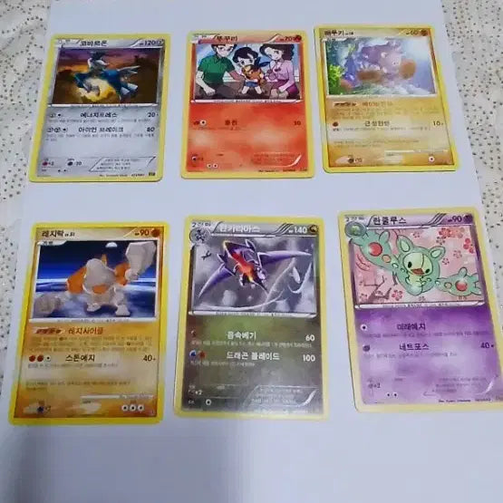 [BUNJANG] Pokemon Cards 6-Type Set / 포켓몬 카드 6종 세트