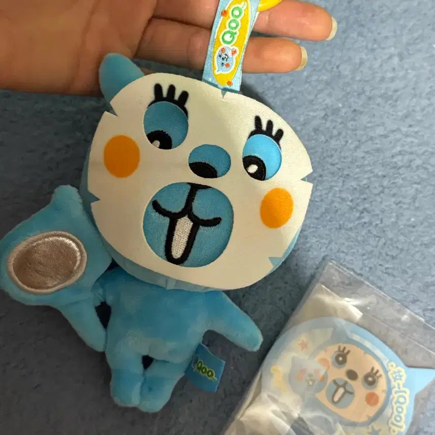[BUNJANG] Koo Doll Keychain (Card Included) / 쿠우 인형키링 (카드+ 전시상품 / 하자X)