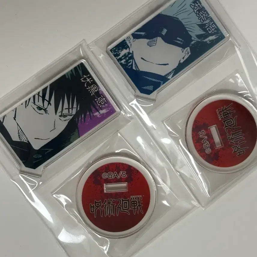 [BUNJANG] Jujutsu Kaisen Acrylic Stand Set (Gojo Satoru, Fushiguro Megumi) / 주술회전 아크릴 스탠드 고죠 사토루 후시구로 메구미 일괄